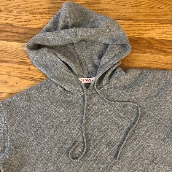 John Patrick Organic Noel 100% Cashmere Hoodie in Grey Melange - Women's XS - Picture 2 of 9